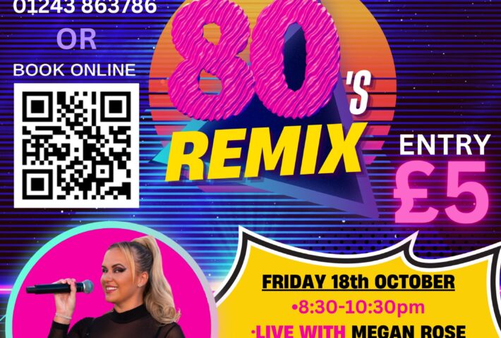 Venue24 – Megan Rose 80’s Remix – 18/10/2024